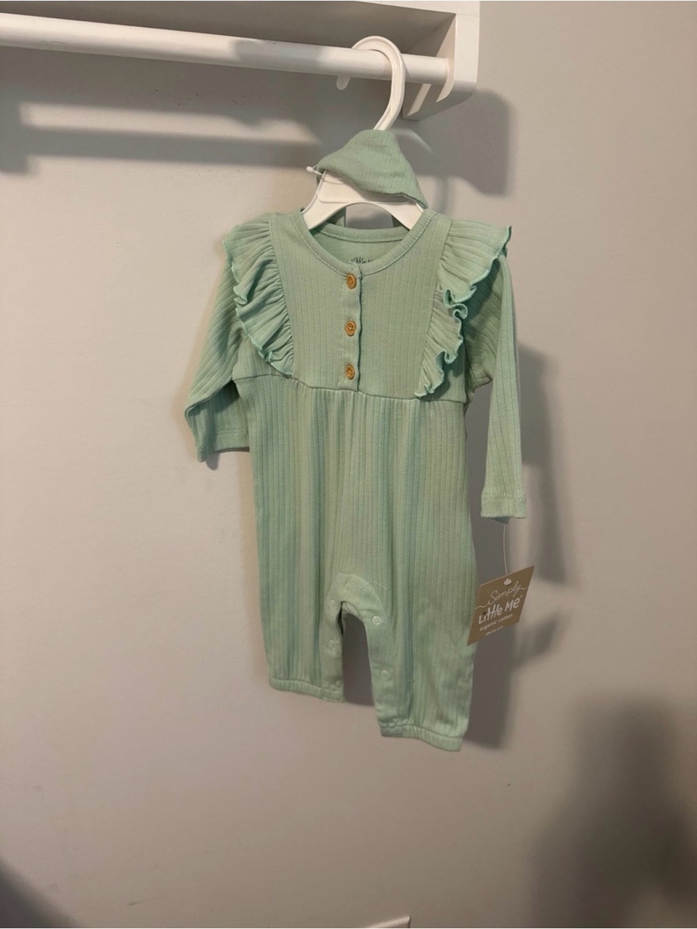 Little Me romper with bow